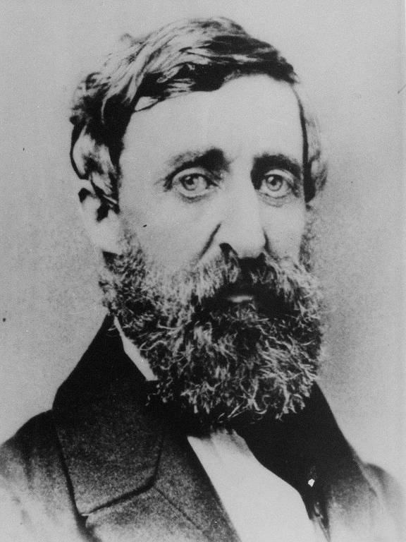 O escritor americano Henry David Thoreau