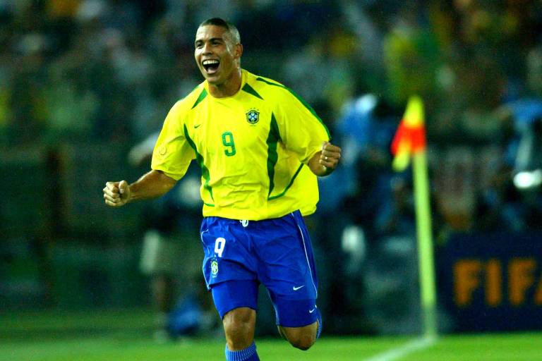 Jogador Ronaldo na final da Copa do Mundo, 2002