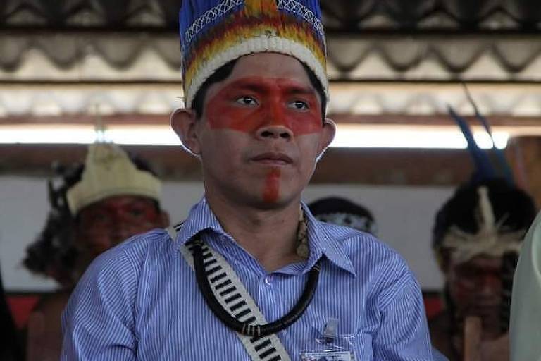 Mario Nicacio: Vice coordenador da Coiab, wapichana, terra indígena Manoa-pium/Roraima.