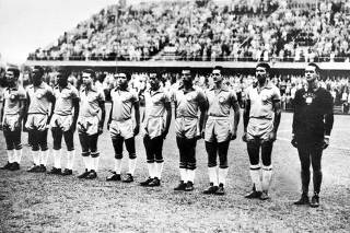 WORLD CUP-SOCCER-1958-BRAZILIAN TEAM