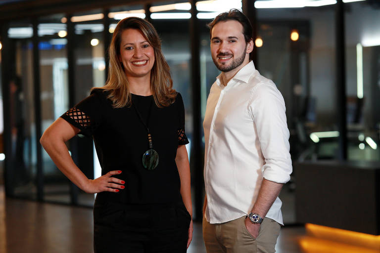 Tatiana Pimenta e Everton Hopner são sócios da startup Vittude, que oferece serviços e produtos de saúde mental e foram acelerados pela Estação Hack do Facebook