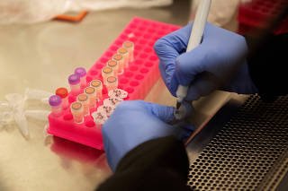FILE PHOTO: Researchers set up new labs to help fight coronavirus at the University of Minnesota
