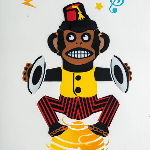 São Paulo, SP, Brasil, 19-04-2020: Categoria loja de brinquedo. Reprodução de ilustrações feitas pelo grafiteiro Ozi para a revista especial OMSP Serviços. As ilustrações foram inspiradas no trabalho de Alex Vallauri, um dos pioneiros do grafitti no Brasil (foto Gabriel Cabral/Folhapress)