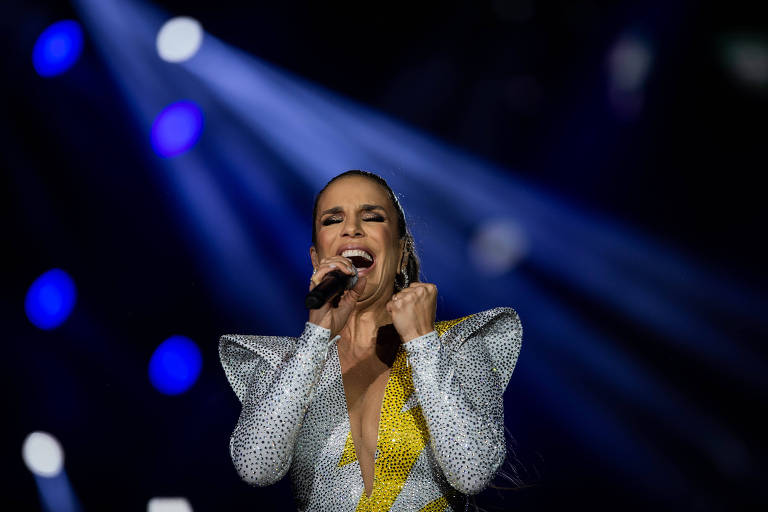 Show da cantora Ivete Sangalo no palco Mundo, durante o terceiro dia do primeiro final de semana do festival Rock in Rio 2019