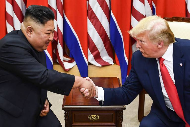 Em junho de 2019, Kim e Trump se encontraram para tentar avançar negociações entre os dois países