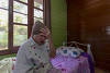 Sebastiana Paschoal Coelho, 97 anos, conhecida como dona Nenê, foi contaminada pelo coronavírus e se curou