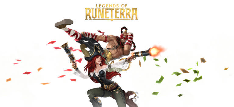 Imagens do card game Legends of Runeterra 