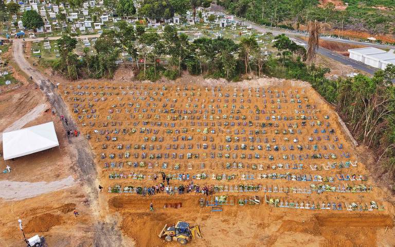 Explosão de enterros em Manaus