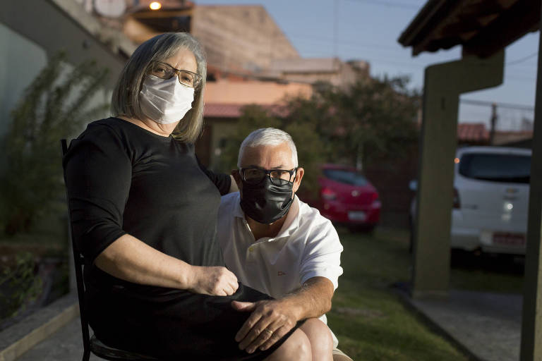 Zildete Alves e o marido, Sérgio Aparecido Gasques, ainda se recuperam da Covid-19; a moradora de São Mateus ficou 16 dias internada na UTI