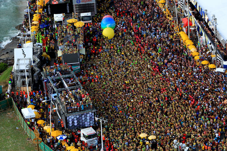 Carnaval de Salvador terá Ivete, BaianaSystem e 1.160 atrações nas ruas