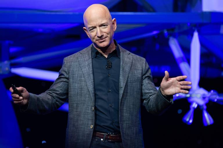 Jeff Bezos, presidente da Amazon; empresa sofreu críticas por condições precárias a trabalhadores em armazéns