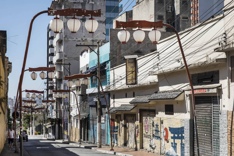 Bairro Liberdade; segundo associação comercial local, seis pontos comerciais fecharam as portas