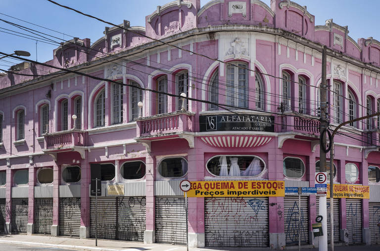 Região central de São Paulo; antes da crise, polo empregava cerca de 200 mil pessoas de forma direta 
