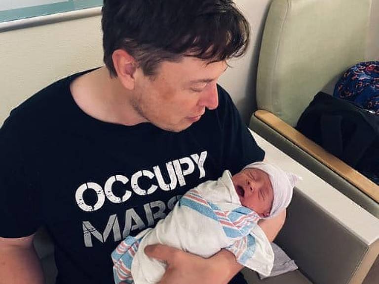 Elon Musk anuncia nascimento do filho
