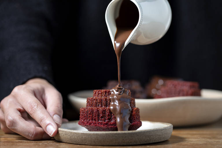 O mini red velvet da Marie Marie Bakery pode ser adicionado na cesta de Dia das Mães