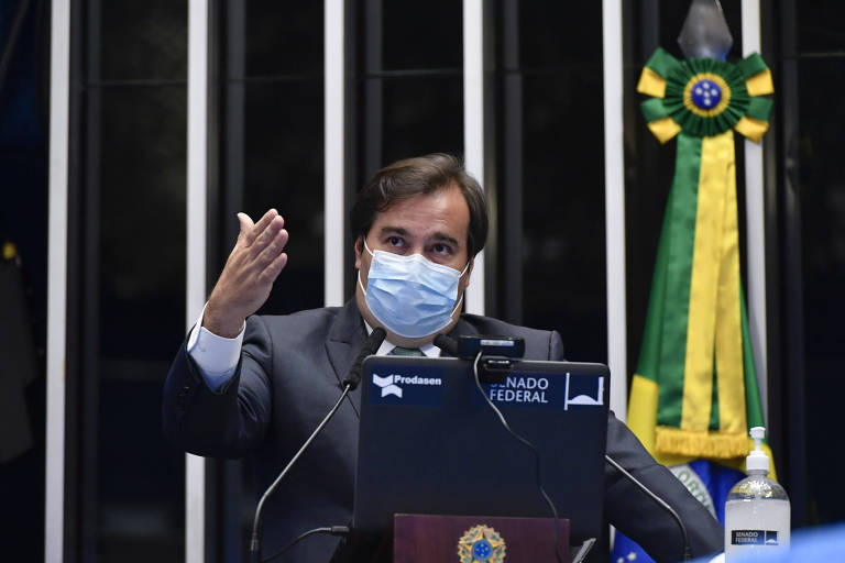 O presidente da Câmara, Rodrigo Maia (DEM-RJ)