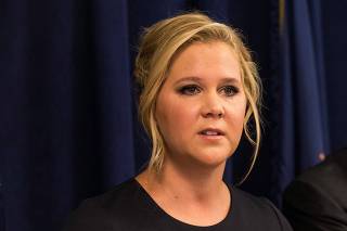 Sen. Chuck Schumer And Amy Schumer Hold Joint Press Conf. On Combating Gun Violence