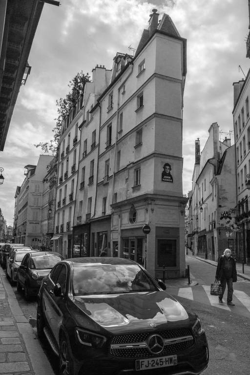 Rue de Seine, em abril de 2020