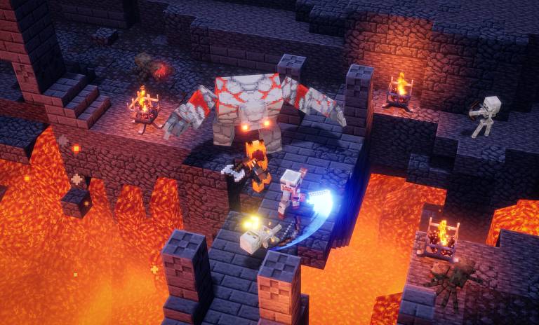 Minecraft Dungeons é novo lançamento da Mojang