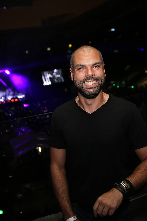Bruno Covas, vice-prefeito de SP no show do Depeche Mode no Allianz Parque