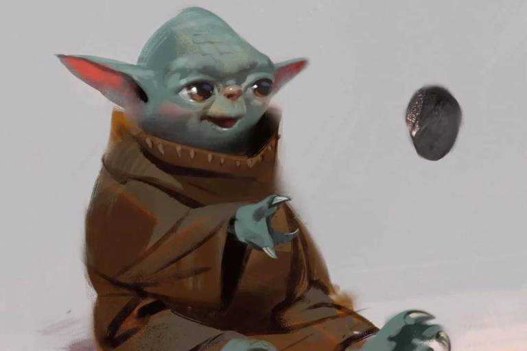 Esboço do Baby Yoda