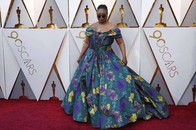 Whoopi Goldberg chega para o 90º Oscar em Hollywood, Califórnia, EUA