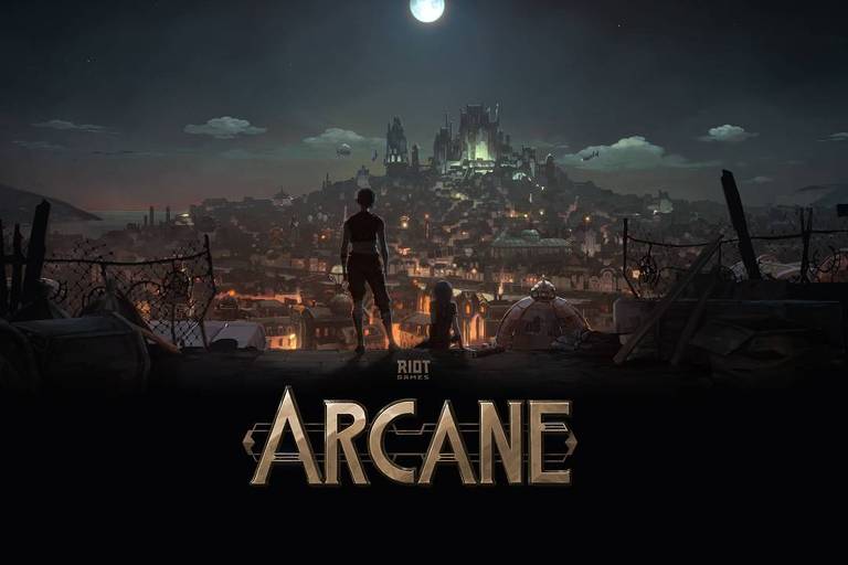  Arcane é uma série de televisão animada que se passa no universo de League of Legends.