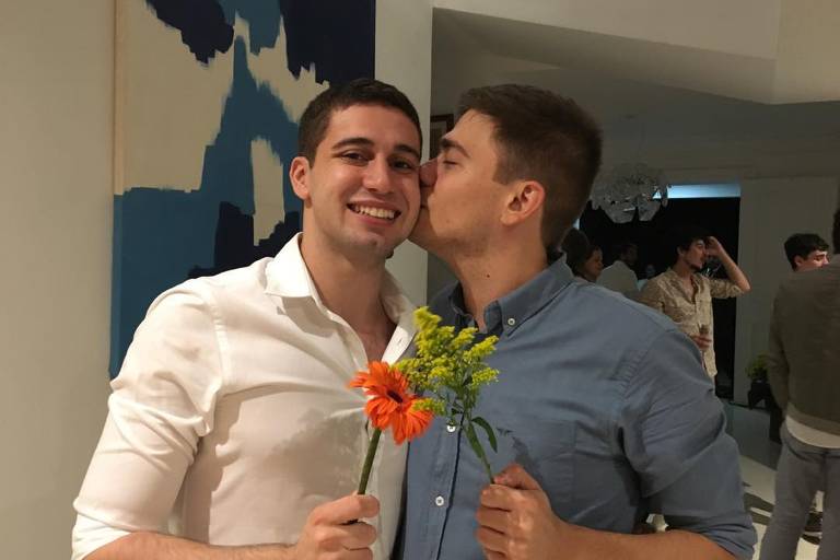 Erick Rianelli e o marido Pedro Figueiredo