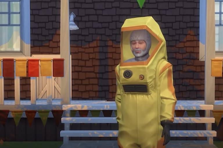 Jogadores usam "The Sims" para simular a pandemia de coronavírus
