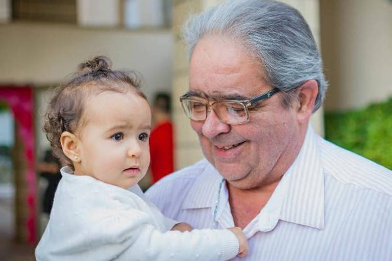 Marco Aurélio Cotta, 65, que via a neta todos os dias, está internado há 160 dias