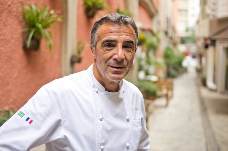 Alain Poletto, chef do restaurante Bistrot de Paris, nos Jardins, em São Paulo