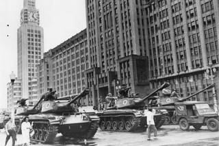 Tanques no Rio de Janeiro em abril de 1964