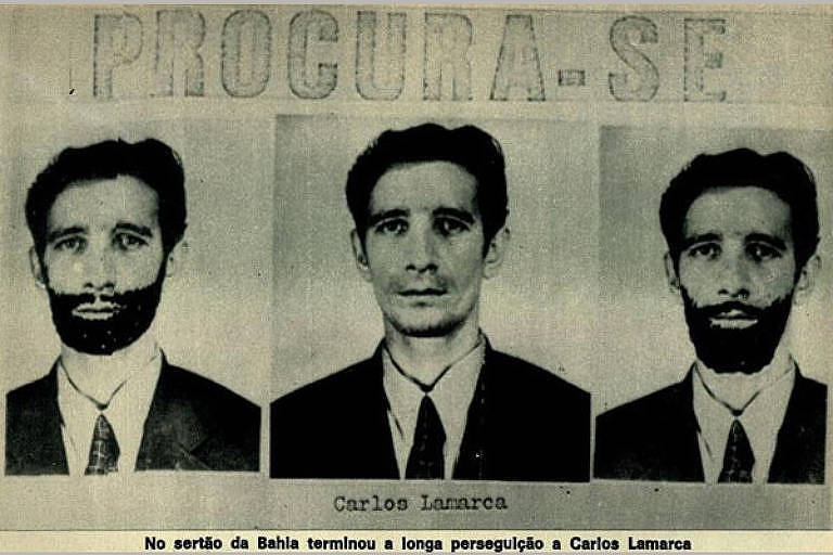 Cartaz de procura-se do capitão Carlos Lamarca