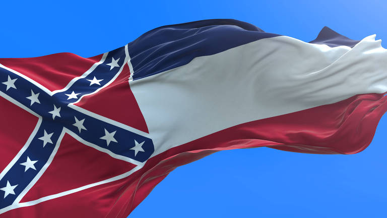 bandeira do estado do Mississippi