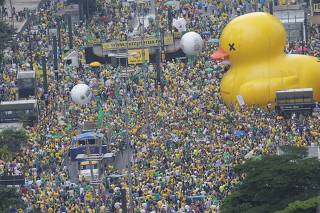 Manifestação contra o governo de Dilma Rousseff