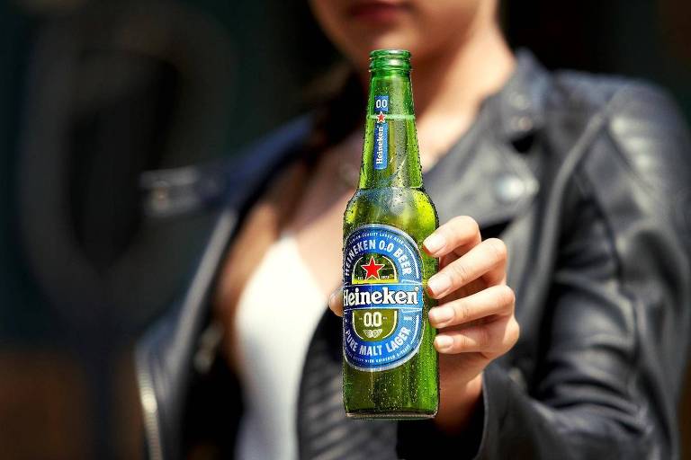 Heineken 0.0 é cerveja sem álcool mais consumida no Brasil