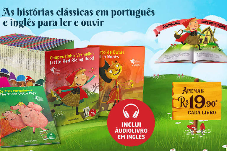 Coleções Folha Contos e Fábulas Bilíngues