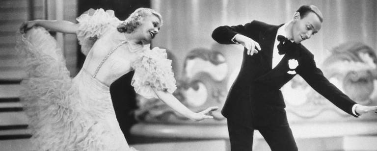 Fred Astaire e Ginger Rogers no filme "O Picolino"