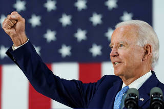 FILE PHOTO: Democratic U.S. presidential candidate Biden holds campaign event in Wilmington, Delaware