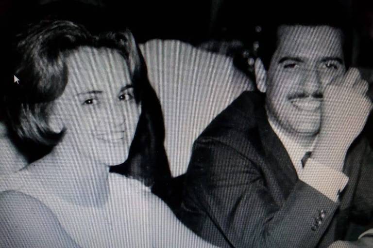 Alice Machado de Andrade (1937-2020) e o marido Nelson Moisés de Andrade