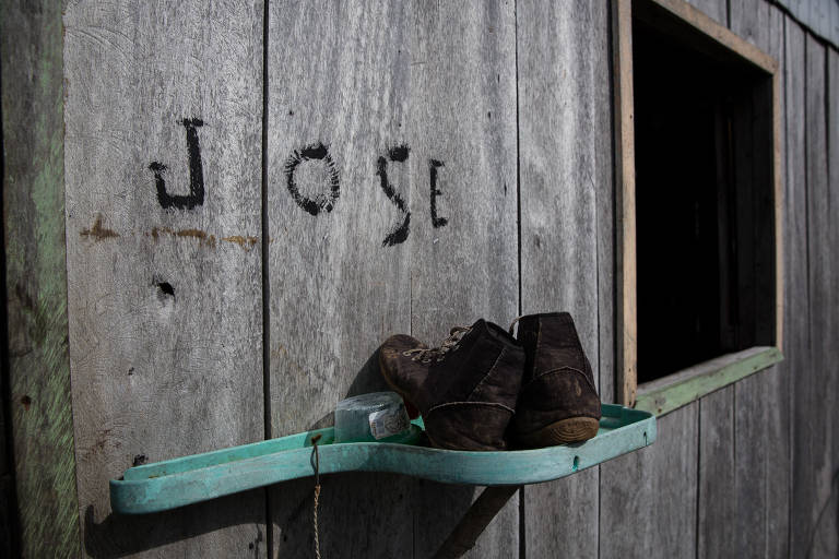 Casa na comunidade Bacuri, às margens do rio Juruá; cidade de Juruá, com 15 mil habitantes, registrou 3 óbitos pelo Covid