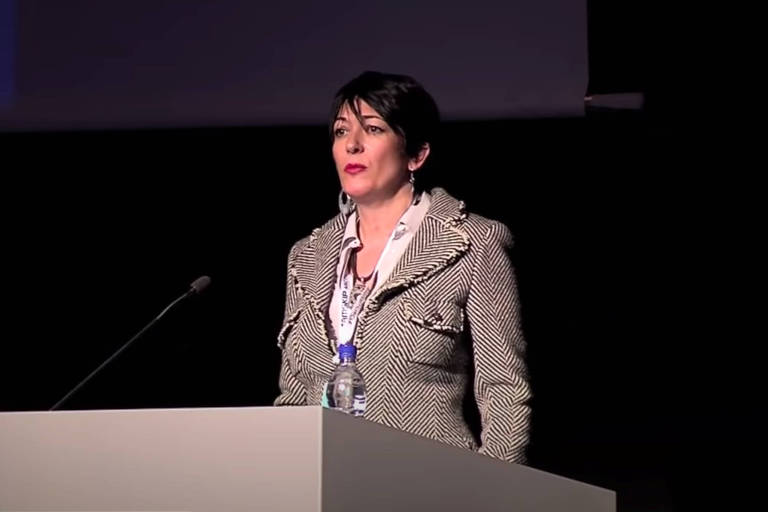 Ghislaine Maxwell em evento na Islândia em 2013 