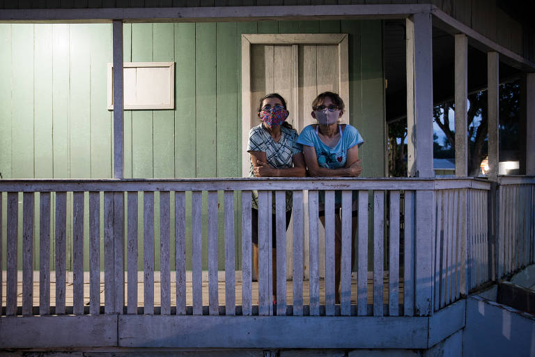 Socorro e Maria de Fátima Rebelo, irmãs e moradoras da cidade de Carauari, no Amazonas