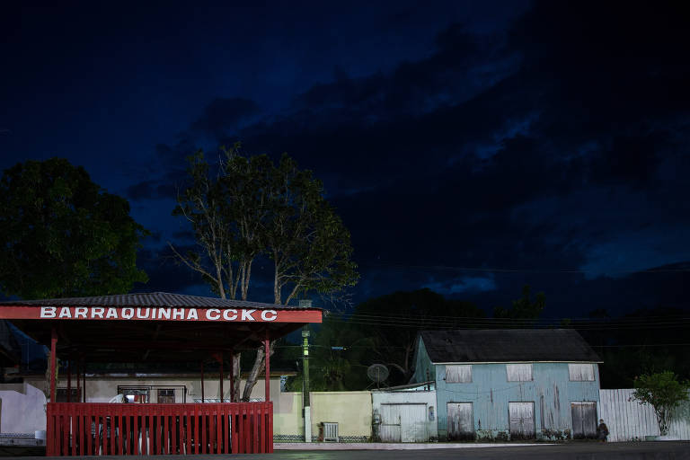 Cidade de Carauari vazia durante a pandemia do novo coronavírus