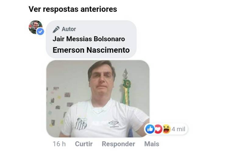 Jair Bolsonaro e sua coleção de camisas de futebol