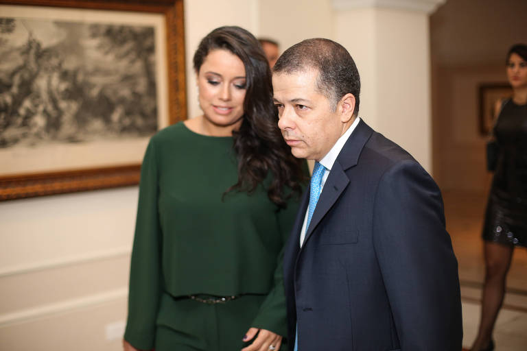 Daniela Filomeno e José Seripieri Filho durante festa de Aniversario da ex-senadora Marta Suplicy