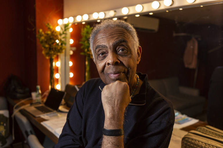 Na foto, Gilberto Gil