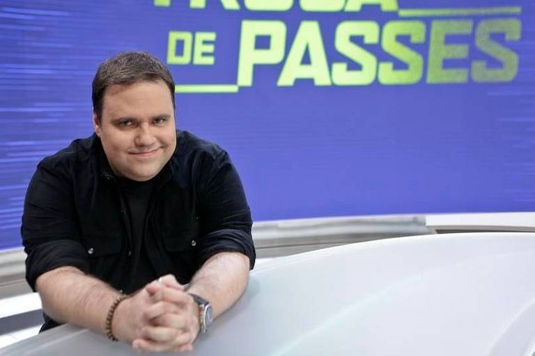 Rodrigo Rodrigues era o apresentador do programa Troca de Passes, do SporTV
