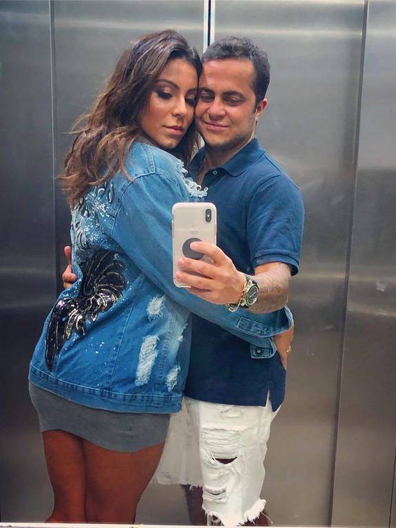 Thammy Miranda com a esposa Andressa Ferreira