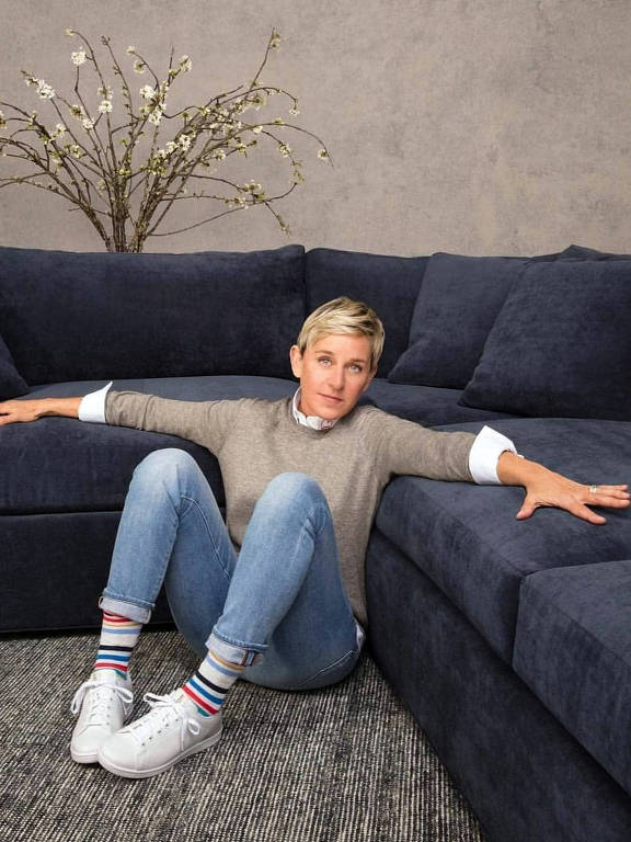 Imagens da apresentadora Ellen DeGeneres 